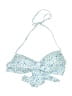 Unbranded Floral Blue Swimsuit Top Size L - photo 1