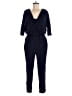 White House Black Market 100% Polyester Solid Blue Jumpsuit Size 6 - photo 1