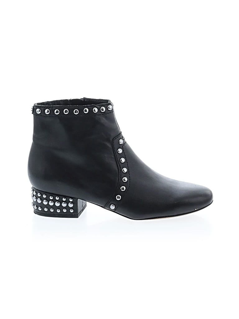 Pre-owned Sam Edelman Ankle Boots In Black