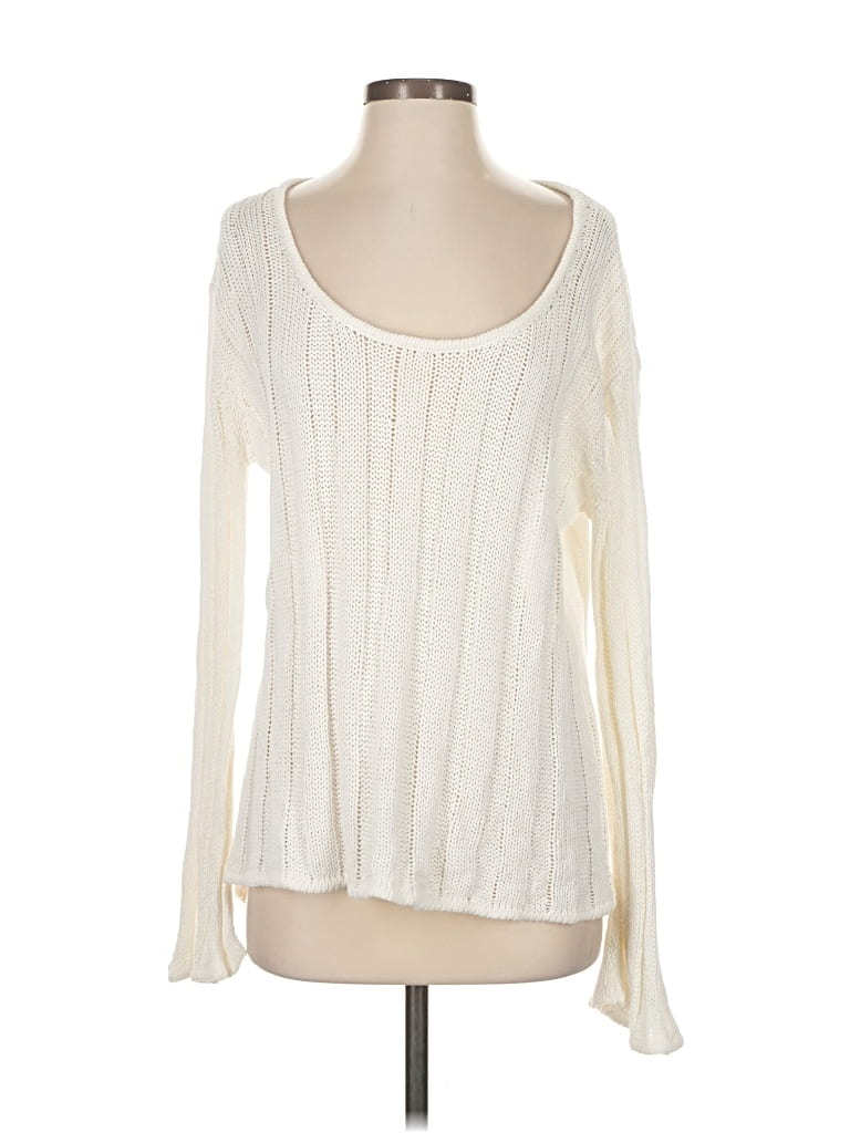 Pre-owned Modern Citizen Pullover Sweater In White