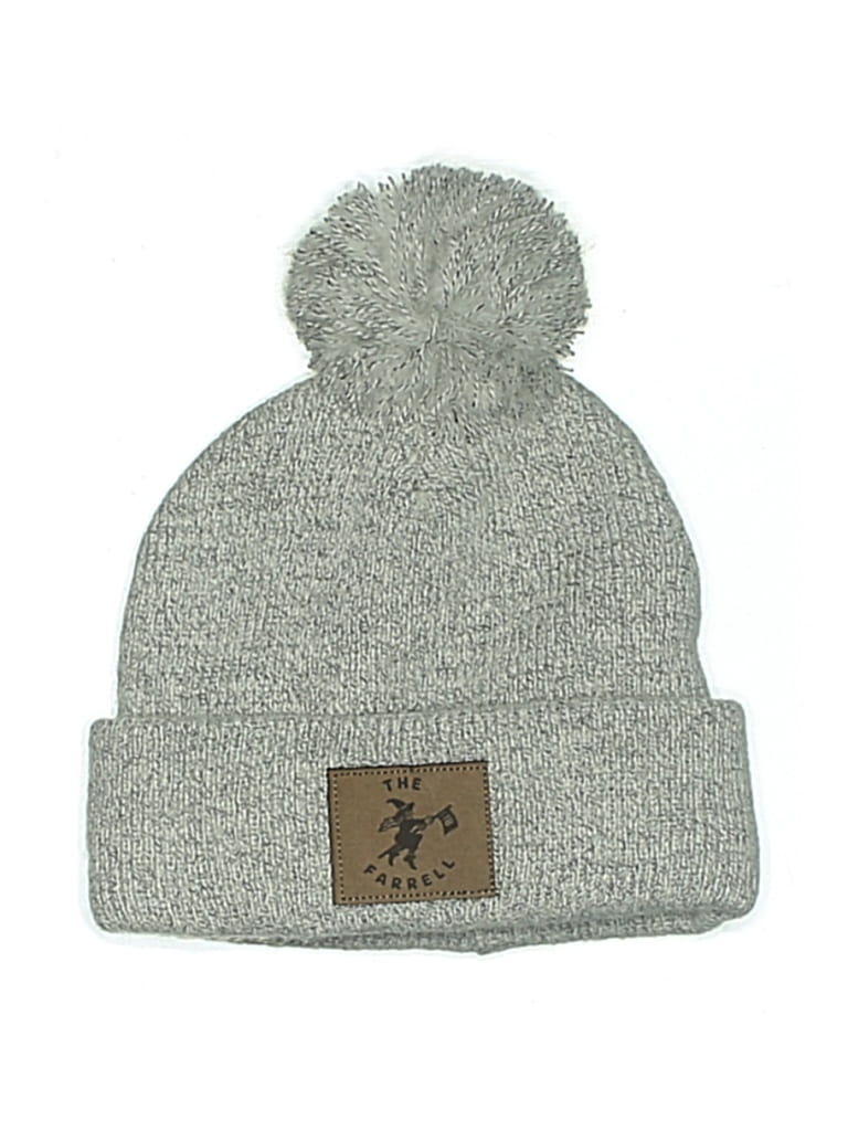 Pre-owned Assorted Brands Beanie Hat In Gray