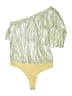 Express x Rachel Zoe 100% Polyester Yellow Bodysuit Size M - photo 2
