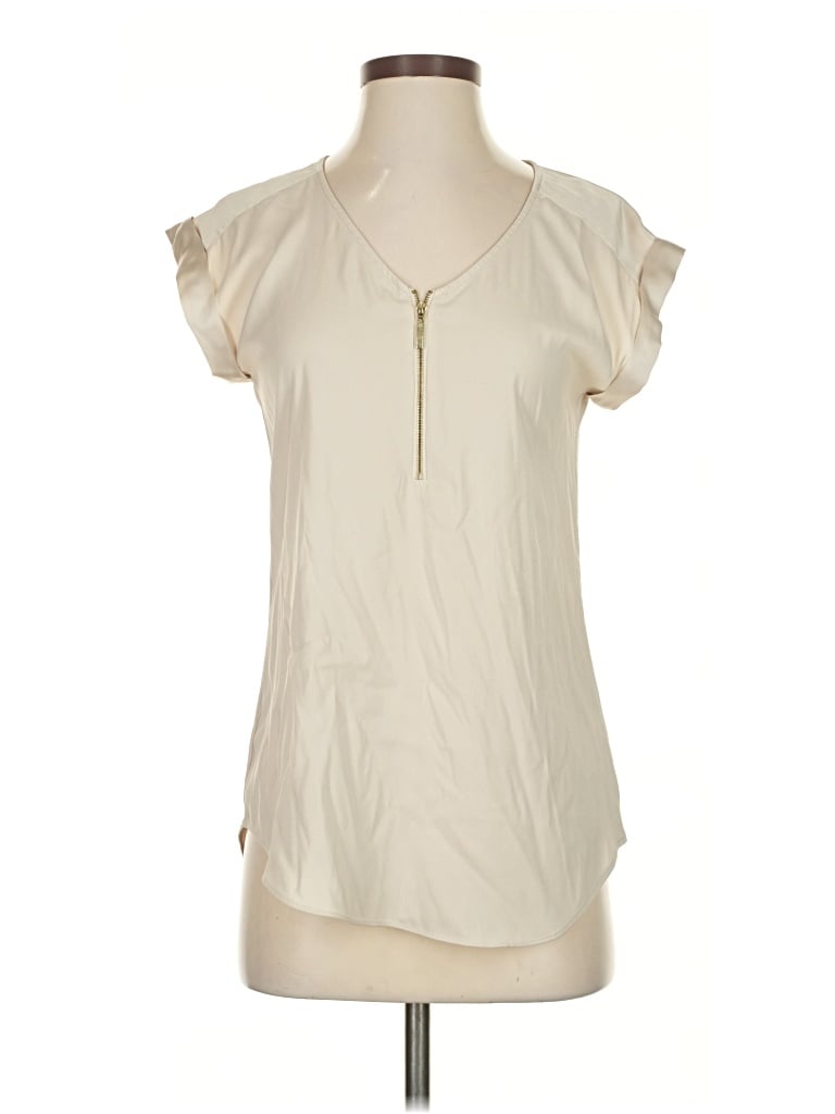 Pre-owned Express Sleeveless T-shirt In White