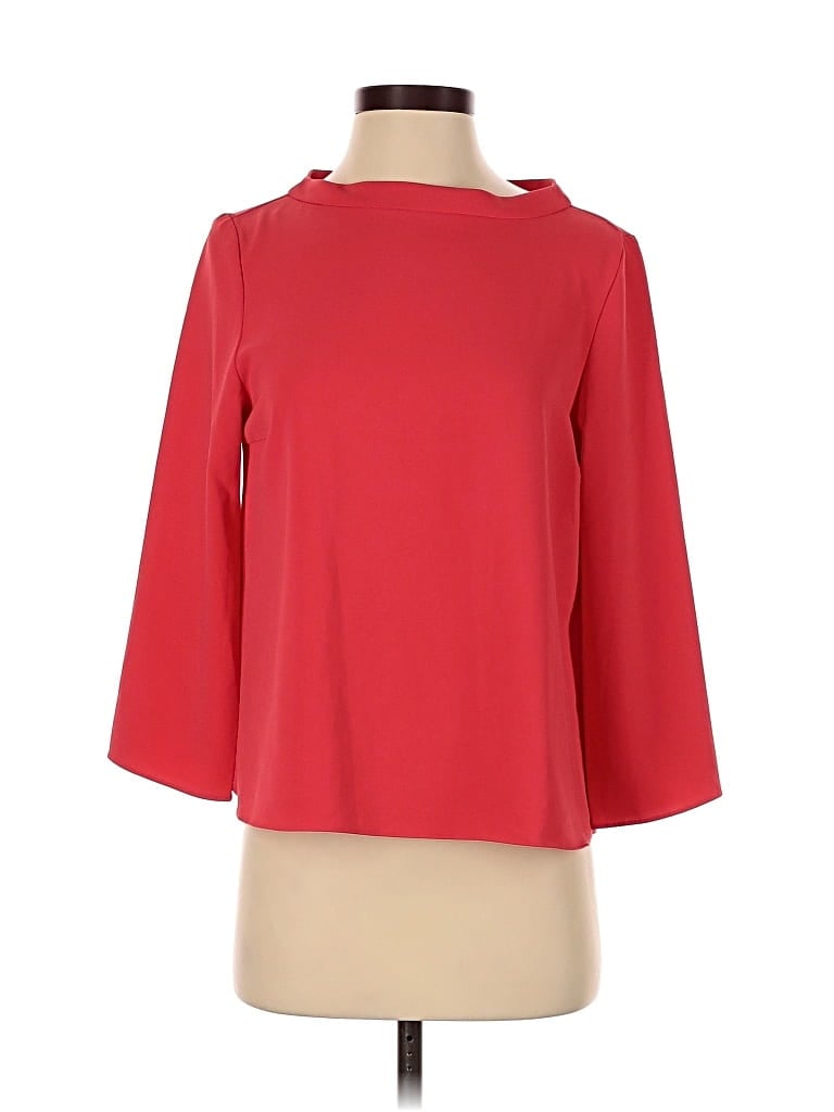 Pre-owned Uniqlo 3/4 Sleeve T-shirt In Red