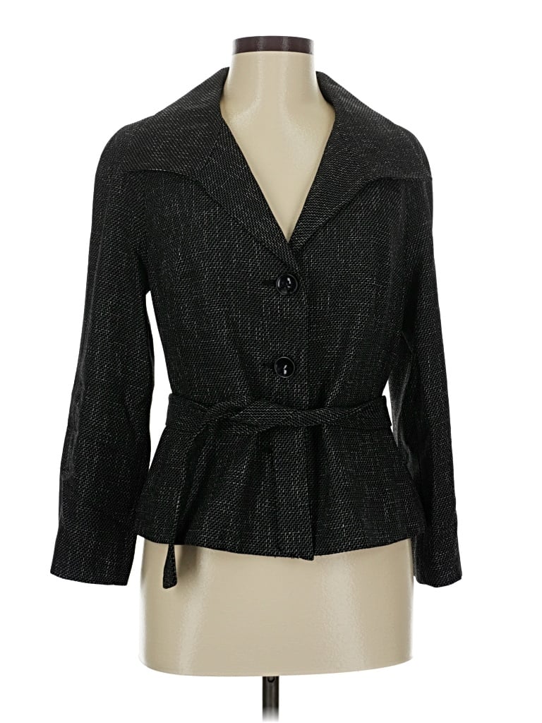 Pre-owned Evan Picone Blazer Jacket In Gray