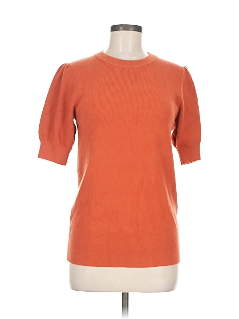 Pre-owned Unbranded Pullover Sweater In Orange