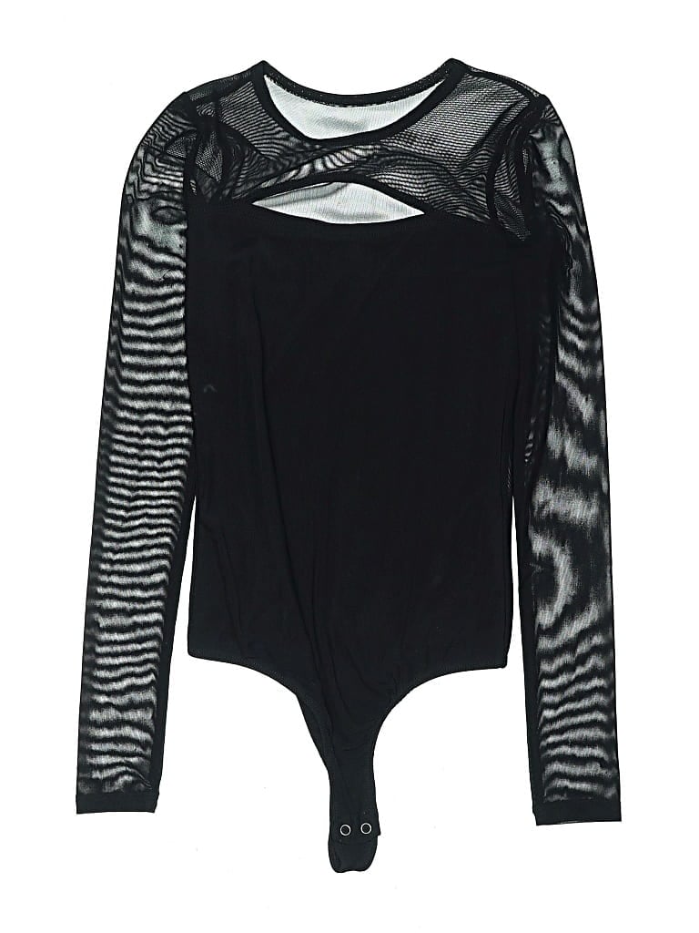 Pre-owned Hollister Bodysuit In Black