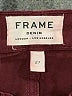 FRAME Denim Color Block Burgundy Jeans Size 27 waist - photo 6