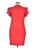 Express Solid Red Pink Casual Dress Size XL - photo 2