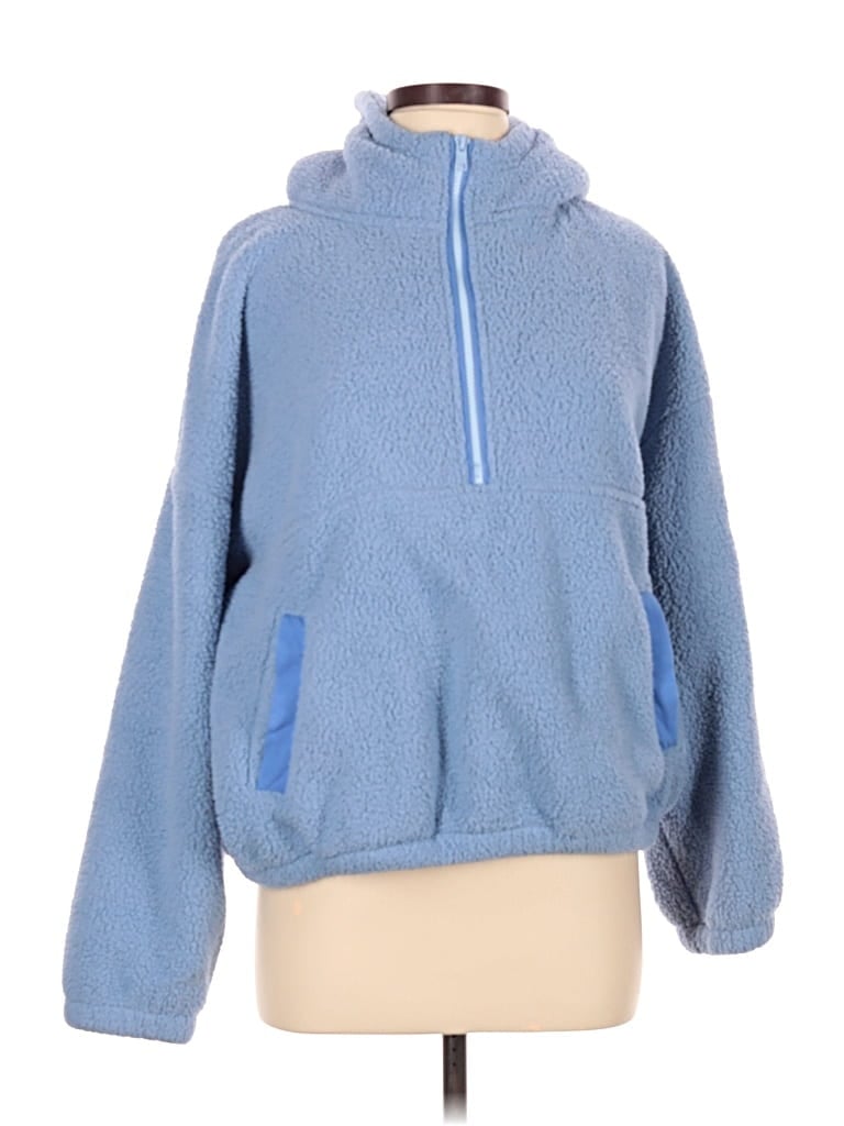 Pre-owned Gap Fleece Jacket In Blue
