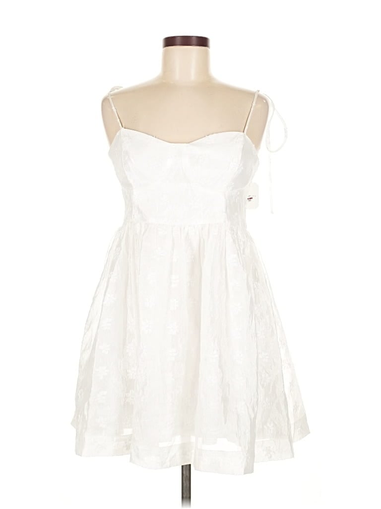 Pre-owned Altar'd State Cocktail Dress In White