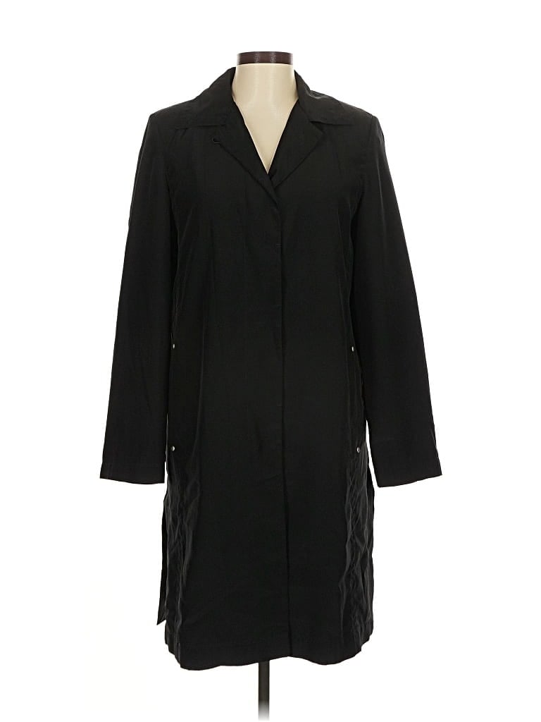 Pre-owned Platinum Coat In Black