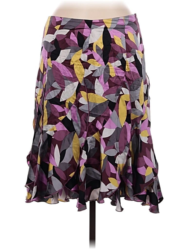 Pre-owned Ideology Silk Skirt In Purple