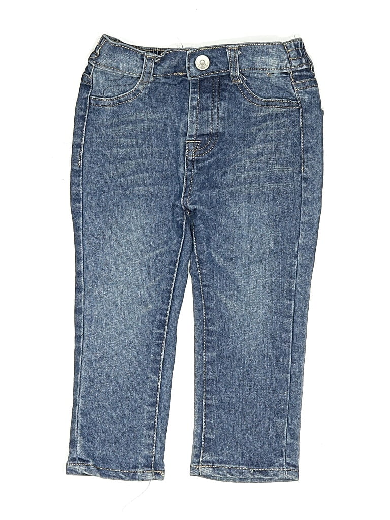 Pre-owned 7 For All Mankind Kids' Jeans In Blue