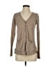 Moda International 100% Cotton Tan Long Sleeve Top Size XS - photo 1