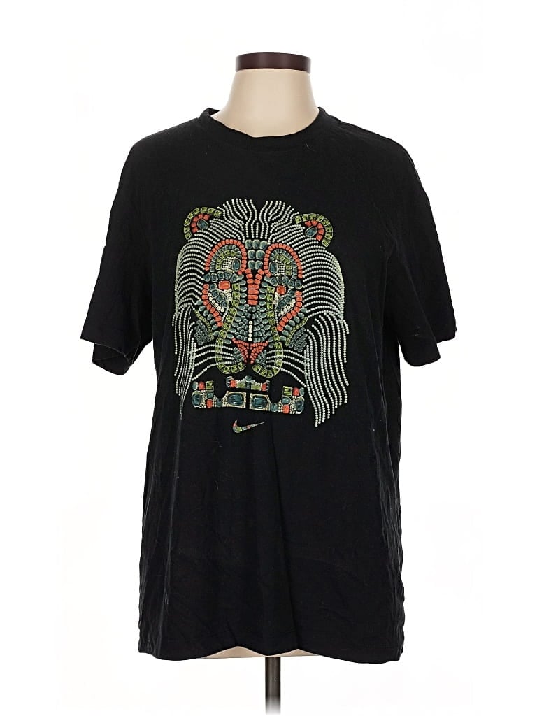 Pre-owned Nike Short Sleeve T-shirt In Black