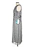 Mac Duggal 100% Polyester Tweed Silver Cocktail Dress Size 10 - photo 5