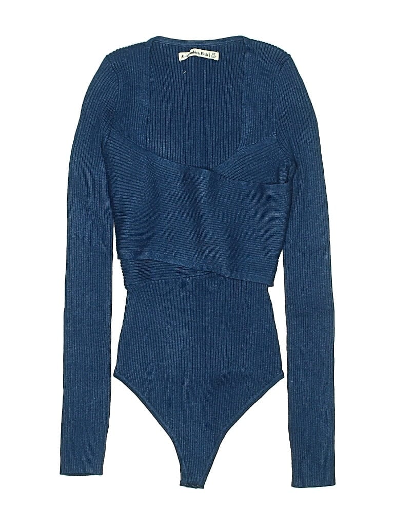 Pre-owned Abercrombie & Fitch Bodysuit In Blue