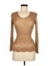 BCBGMAXAZRIA 100% Rayon Metallic Tan Pullover Sweater Size M - photo 1