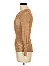 BCBGMAXAZRIA 100% Rayon Metallic Tan Pullover Sweater Size M - photo 5