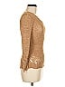 BCBGMAXAZRIA 100% Rayon Metallic Tan Pullover Sweater Size M - photo 4