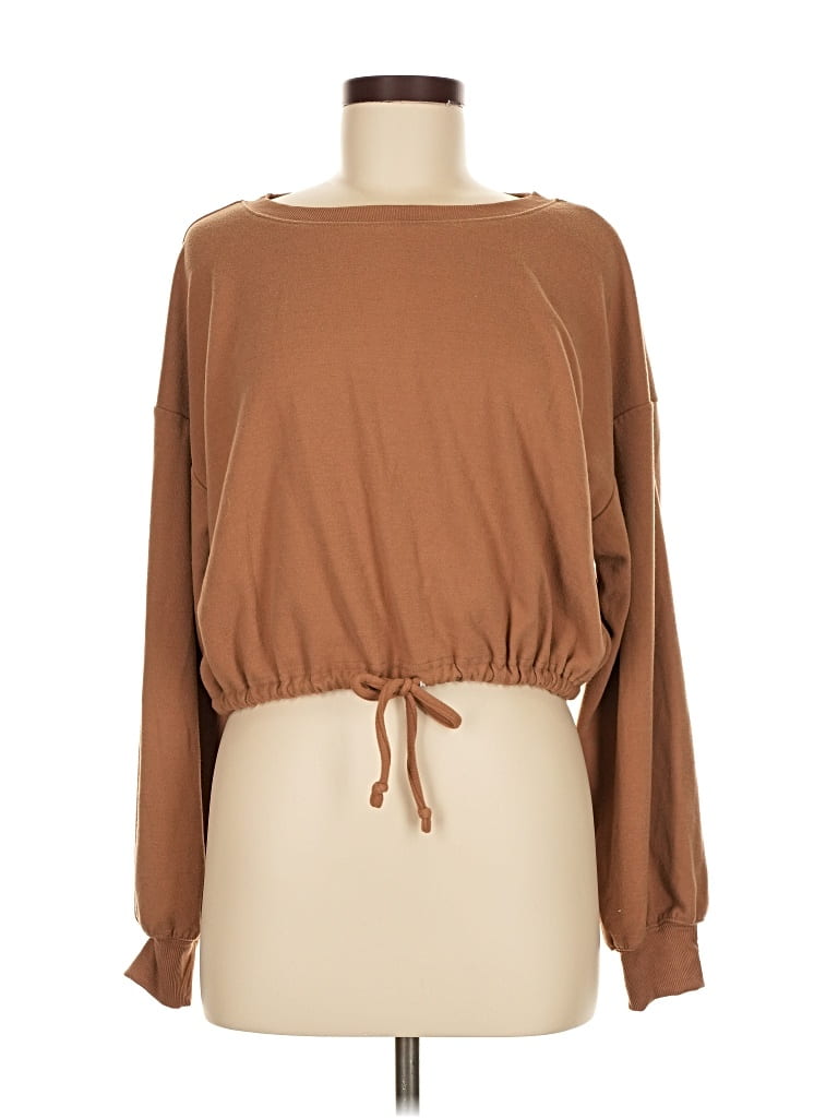 Pre-owned Abound Cardigan Sweater In Brown