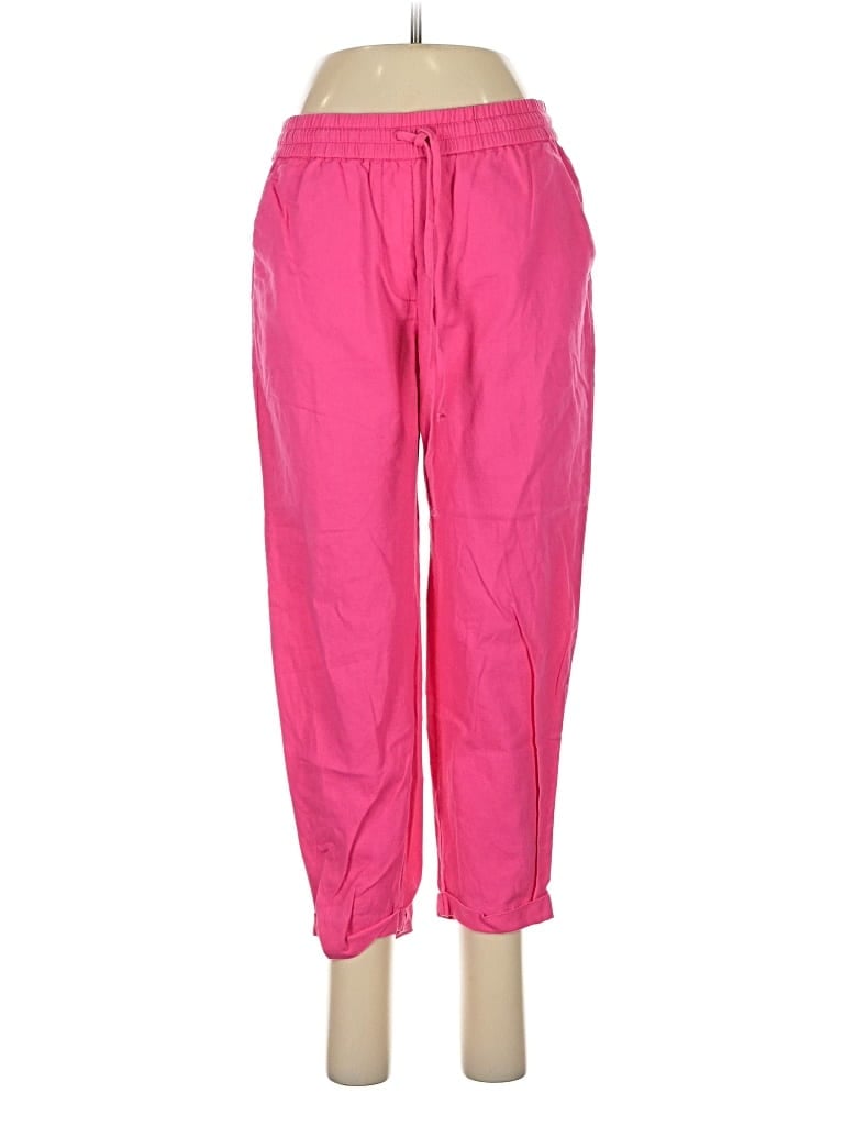 J.CREW FACTORY STORE Pre-owned Linen Pants In Pink