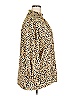 Unbranded Animal Print Gold Tan Long Sleeve Blouse Size XXL - photo 4