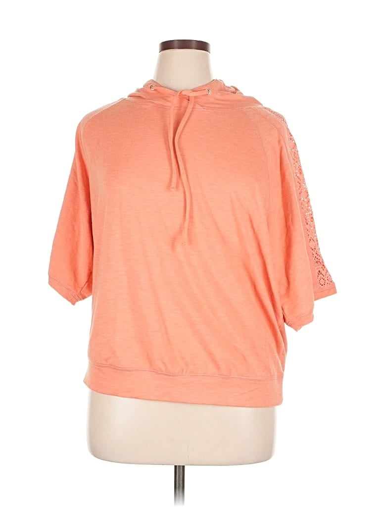 Pre-owned Zac & Rachel Pullover Hoodie In Orange