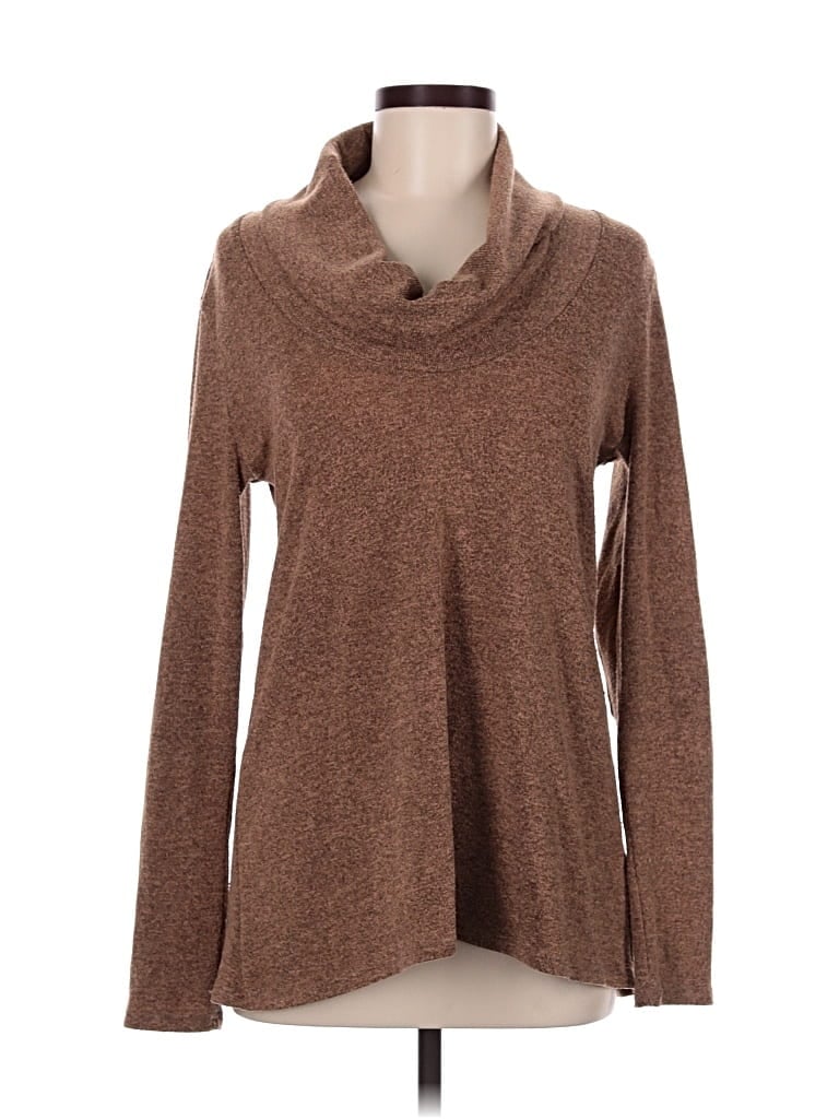 Pre-owned Gilli Turtleneck Sweater In Brown