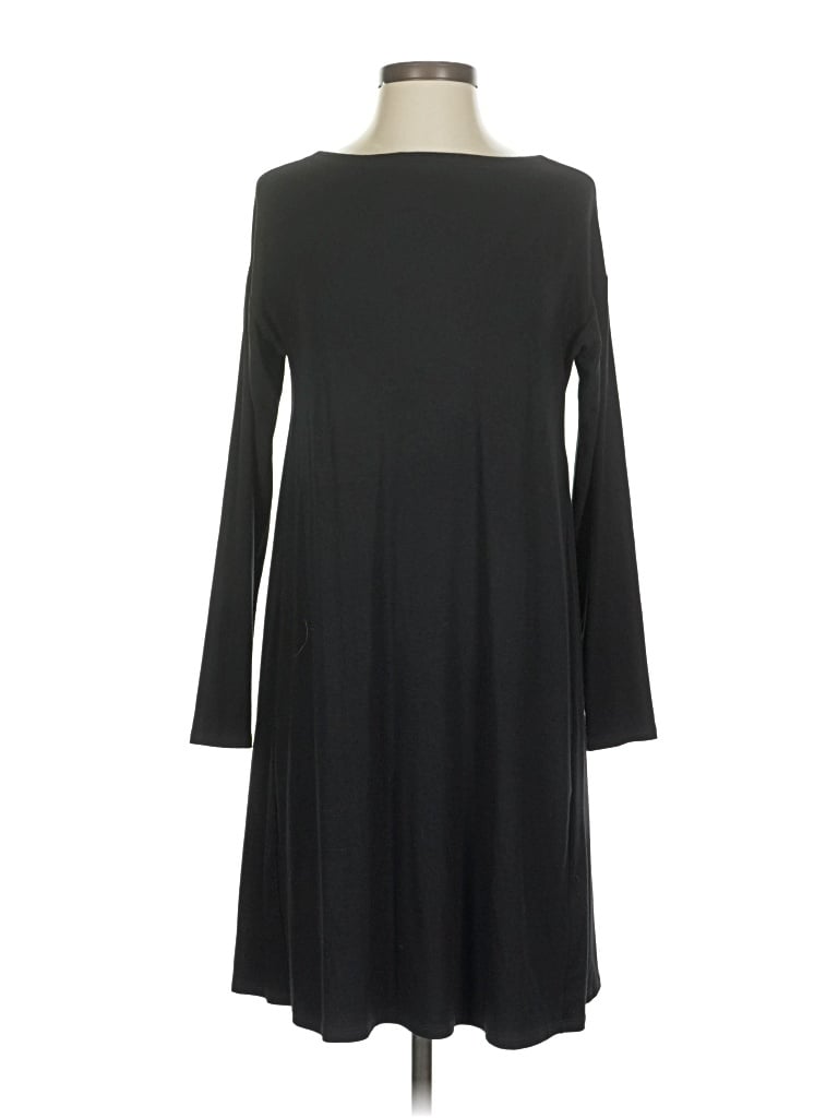 Pre-owned Eileen Fisher Casual Dress In Black
