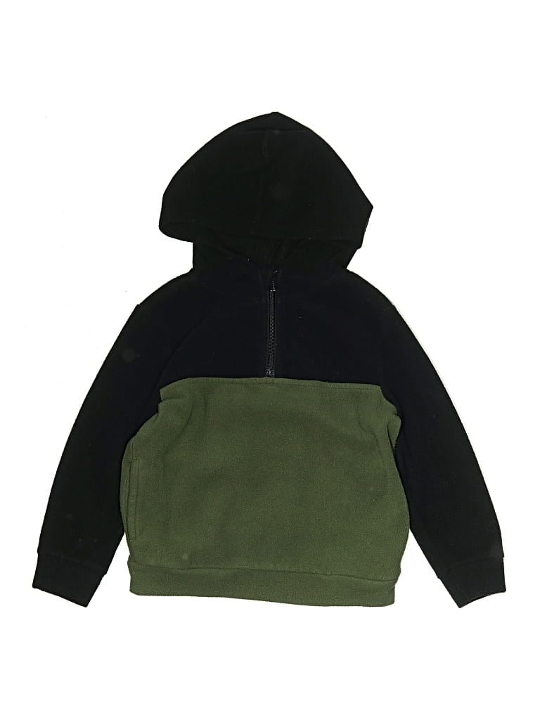 Pre-owned Old Navy Kids' Zip Up Hoodie In Green