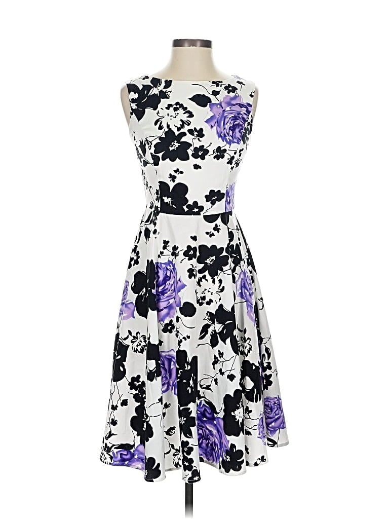 Pre-owned Gardenwed Cocktail Dress In White