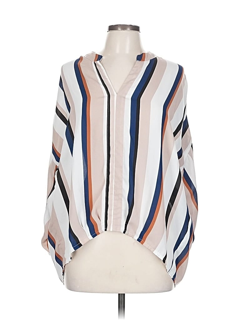 Pre-owned Jules & Leopold 3/4 Sleeve Blouse In White