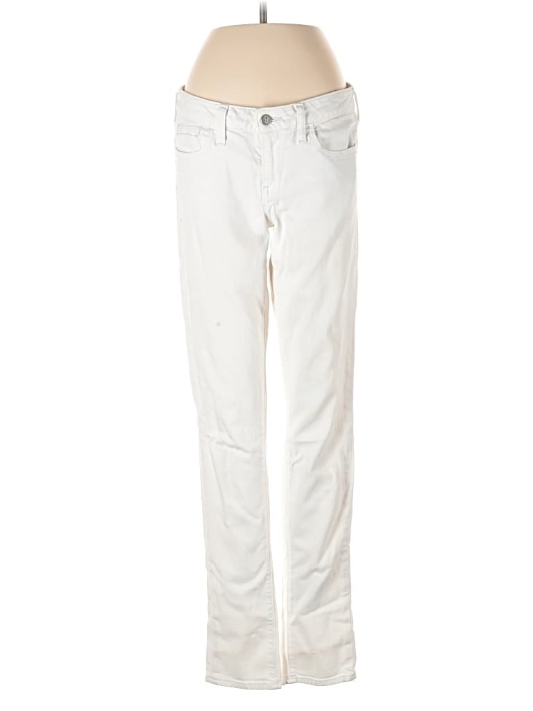 Pre-owned Pilcro And The Letterpress Jeans In White