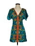 Angie Paisley Blue Casual Dress Size S - photo 1