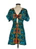 Angie Paisley Blue Casual Dress Size S - photo 2