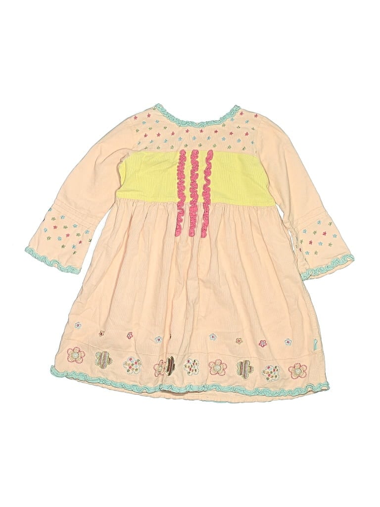 Pre-owned Deux Par Deux Kids' Dress In Yellow