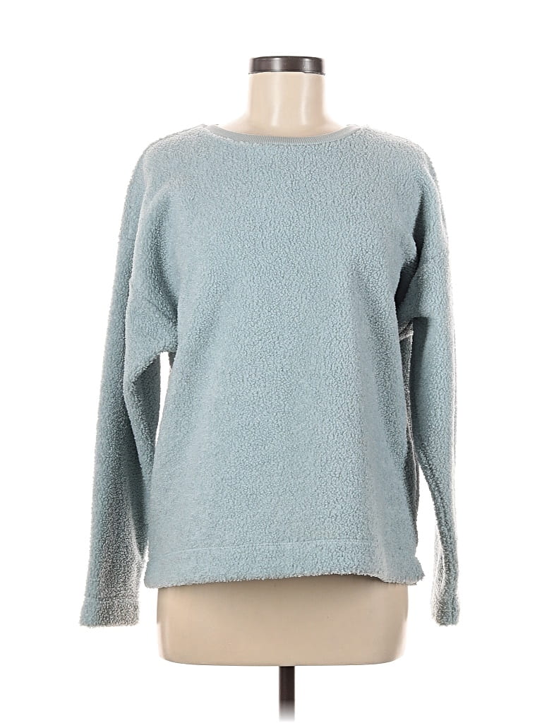 Pre-owned Ann Taylor Loft Pullover Sweater In Blue