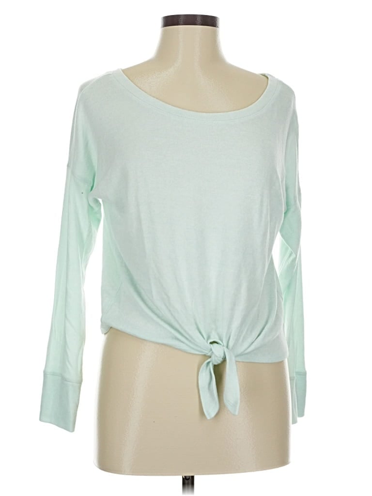 Pre-owned Abercrombie & Fitch Long Sleeve T-shirt In Green