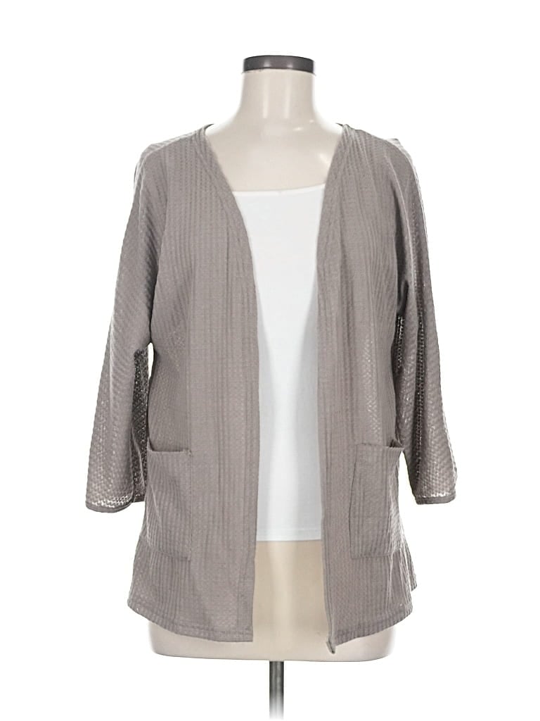 Pre-owned Unbranded Cardigan Sweater In Brown