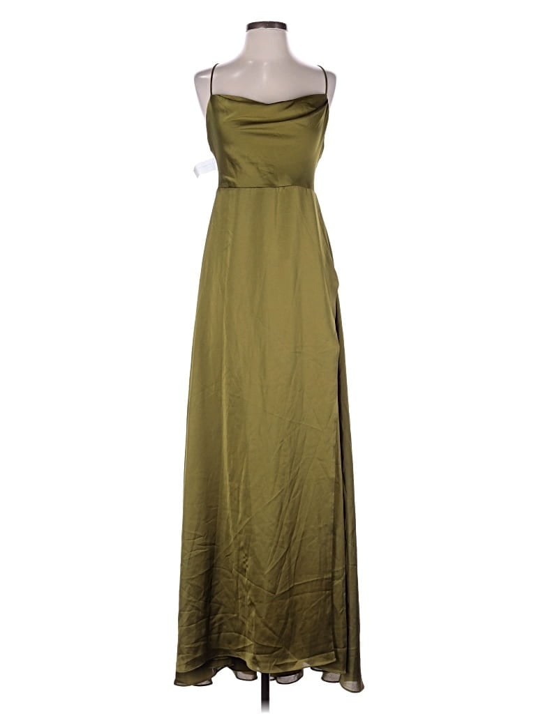 Fame And Partners Casual Dress In Green