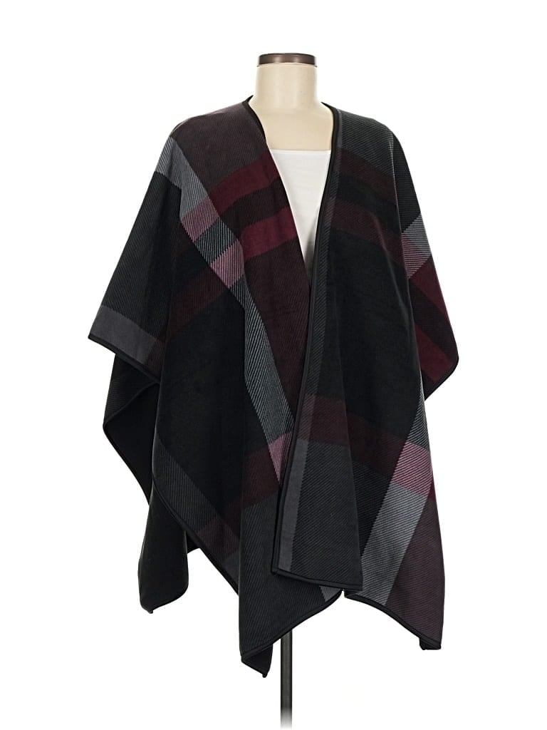 Pre-owned Ike Behar Poncho In Black