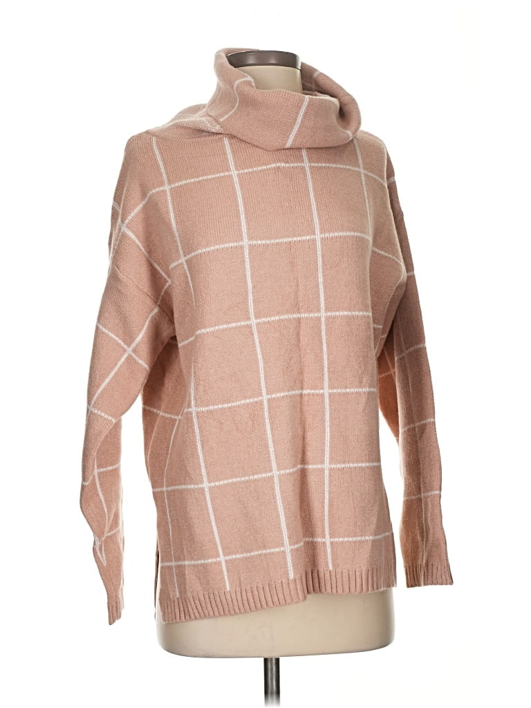 Pre-owned Unbranded Turtleneck Sweater In Brown