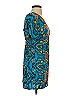 Angie Paisley Blue Casual Dress Size S - photo 4