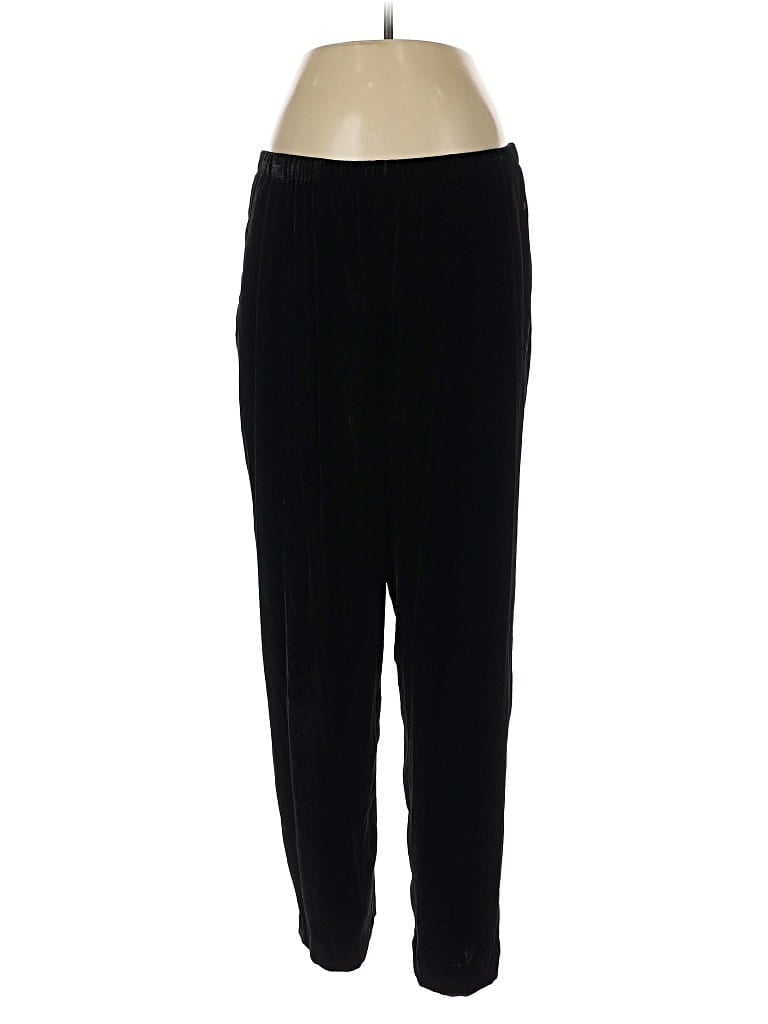 Pre-owned Eileen Fisher Casual Pants In Black