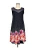 SJS Print Gray Casual Dress Size M - photo 1