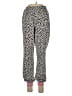 Layla Animal Print Pink Casual Pants Size L - photo 1