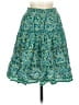 Max Studio 100% Rayon Paisley Green Casual Skirt Size XS - photo 1