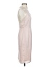 Bebe 100% Polyester Solid Pink Casual Dress Size 2 - photo 4